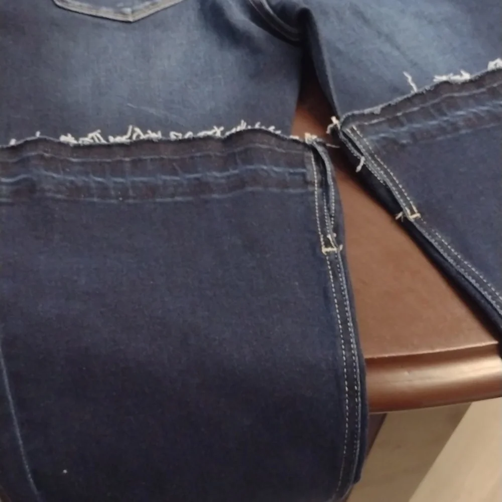 KanCan Blue Flare Wide Leg Jeans Size 5 Y2K - Picture 8 of 14